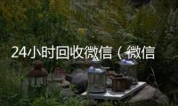 24小时回收微信（微信回收站在哪找到聊天记录）